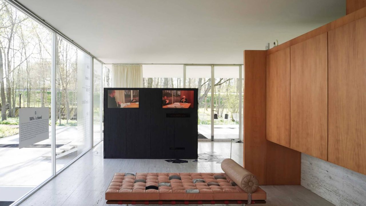 Nile Greenberg Reinterprets the Edith Farnsworth House as a Site of Contested Noise