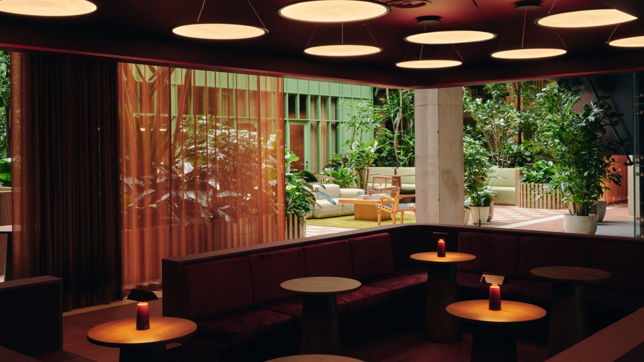 Coppermaker Square Co-Working Space Blends Hospitality Design with Biophilic Elements