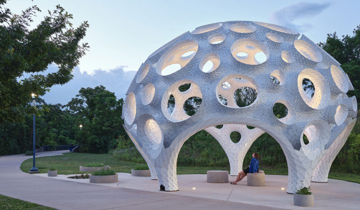 Moonrise Pavilion by THEVERYMANY Lands in Chattanooga