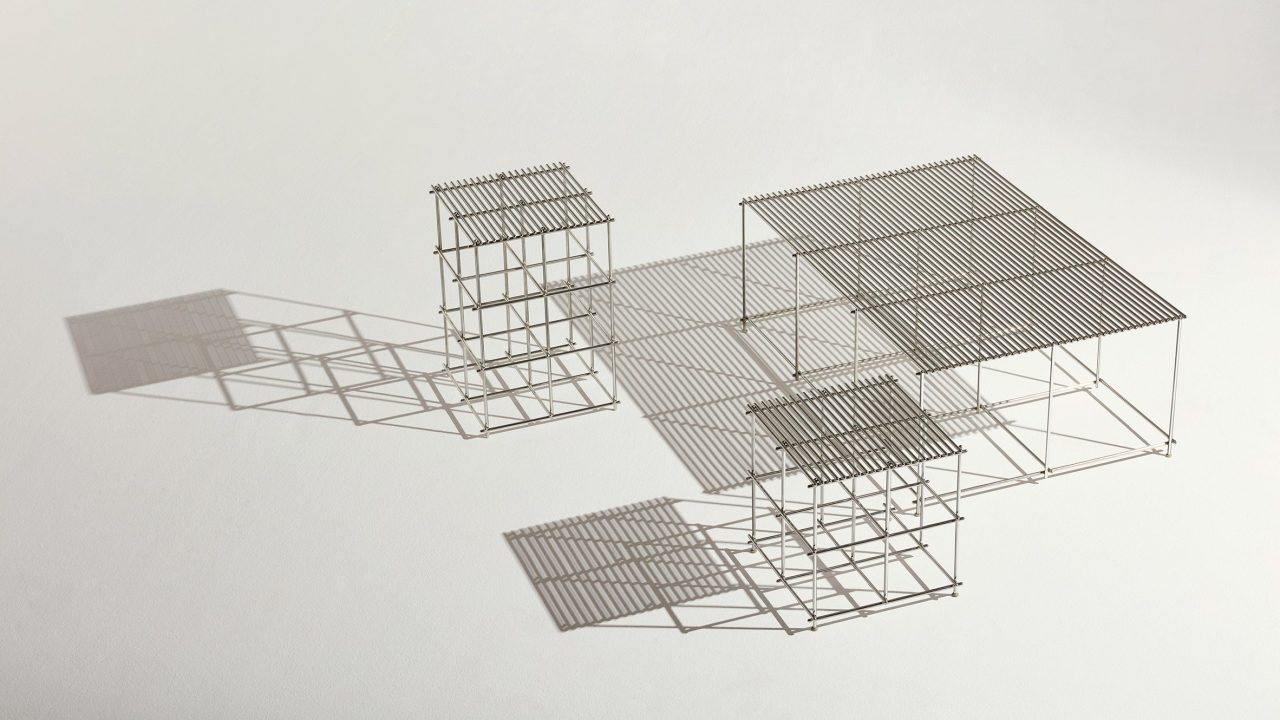 Haldane Martin Unveils Scaffold Outdoor Tables Inspired by Japanese Bamboo Scaffolding
