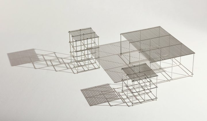 Haldane Martin Unveils Scaffold Outdoor Tables Inspired by Japanese Bamboo Scaffolding