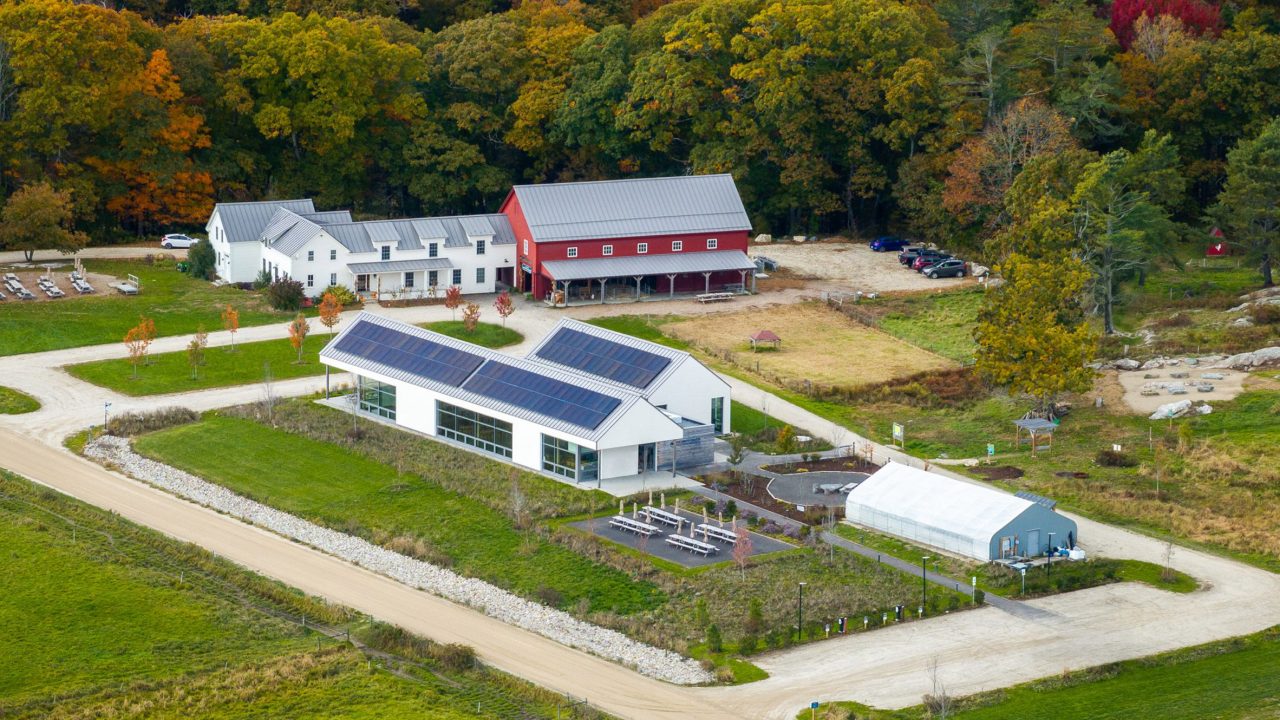 OPAL Designs Mass-Timber Farming Education Center in Maine