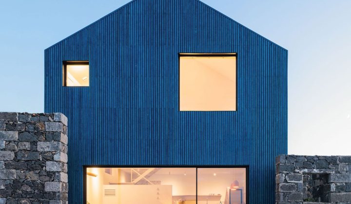 Atelier Backlar Constructs Clifftop House in Azores Using Recycled Ocean Plastic