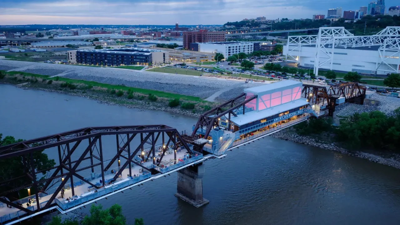 Rock Island Bridge Reimagined as Kansas City Entertainment Hub