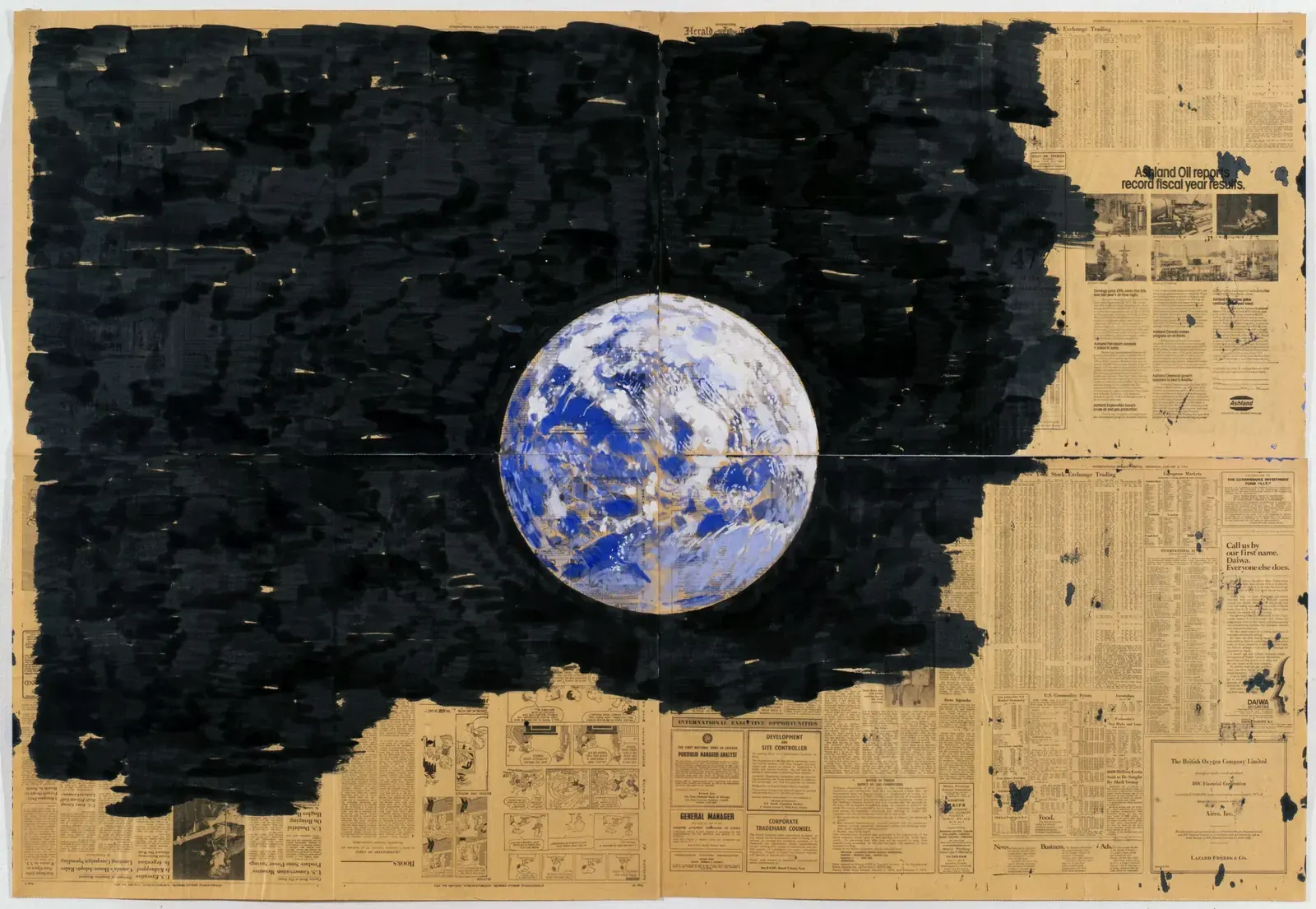 A collection of artworks by Paul Thek displayed at Pace Gallery, New York, featuring sculptures and drawings.