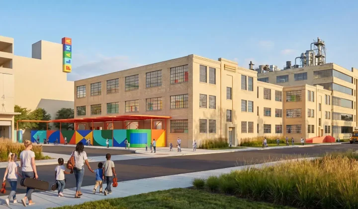 OMA and RDLR Architects Transform Historic Folgers Coffee Plant into Houston Charter School