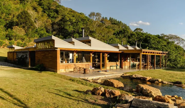 Matita-Perê House Emerges from Brazilian Landscape as a Rural Retreat