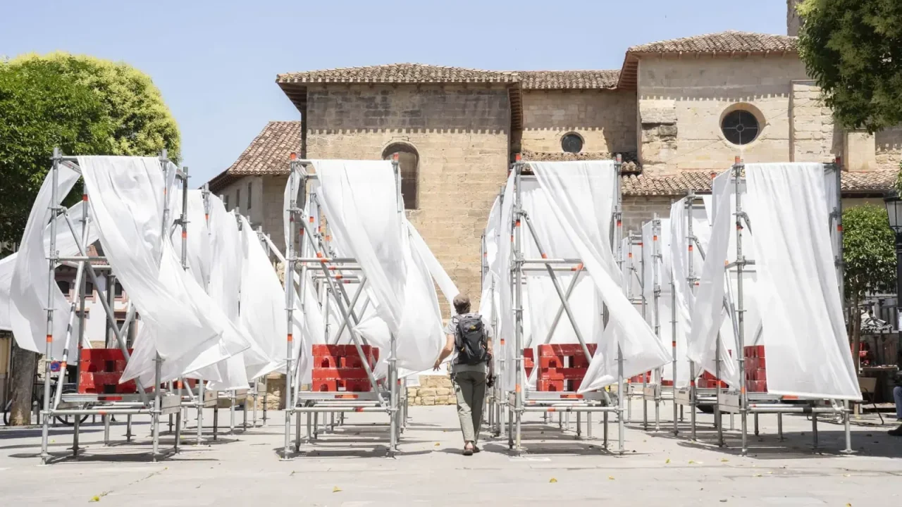 Smiljan Radić, PPAA, and others install urban interventions at Concéntrico festival