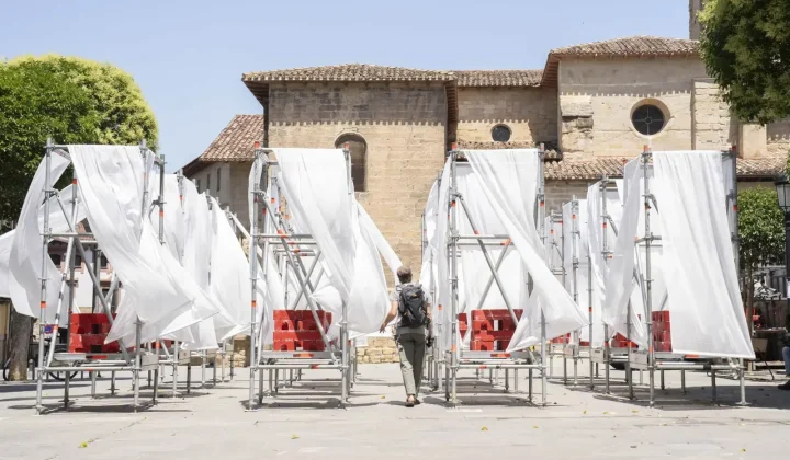 Smiljan Radić, PPAA, and others install urban interventions at Concéntrico festival