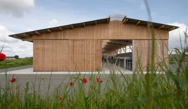 Carmen Maurice Architecture Completes Racing Stable in Lassay-les-Châteaux