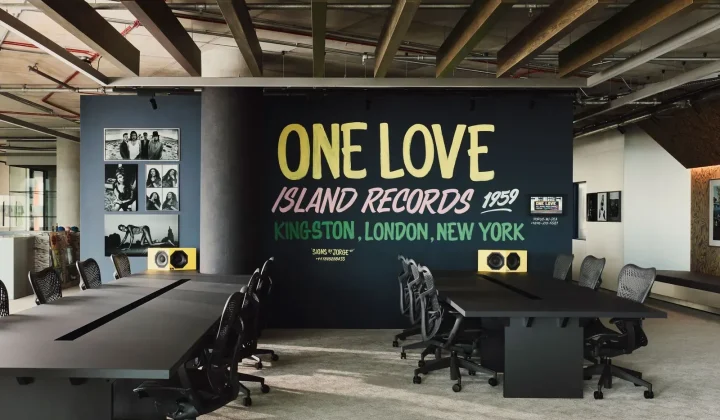 Inside Island Records and EMI’s new London HQ, where design meets music heritage