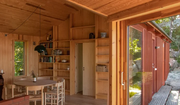 Praksis A and Studio Sted Complete Cabin Åkvåg in Southern Norway
