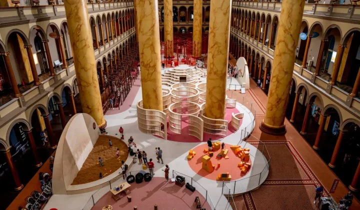 Snarkitecture Transforms National Building Museum’s Great Hall with Interactive ‘THE PLAYGROUND’