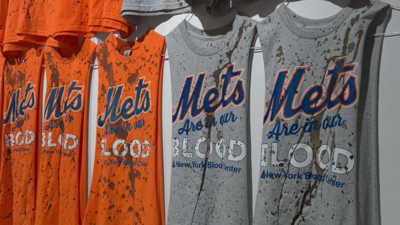 Artist Jordan Eagles Explores Identity and Belonging Through Blood and Baseball