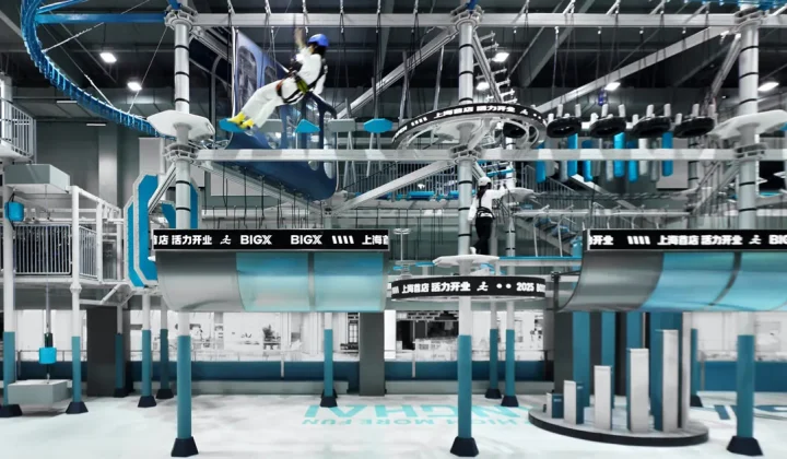 BIGX Transforms Indoor Play into a Digital Landscape with Industrial Aesthetics
