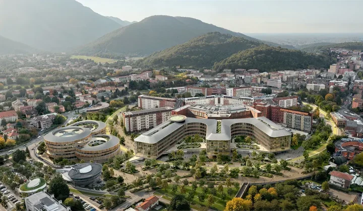 Carlo Ratti Associati Unveils “Hospital of the Future” Featuring a Kilometer-Long Garden Ring in Brescia