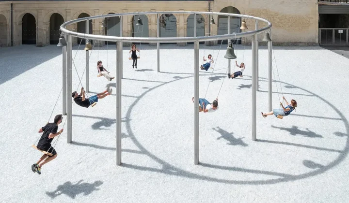 Sound and Movement Converge in Céleste Boursier-Mougenot’s Participatory Installation