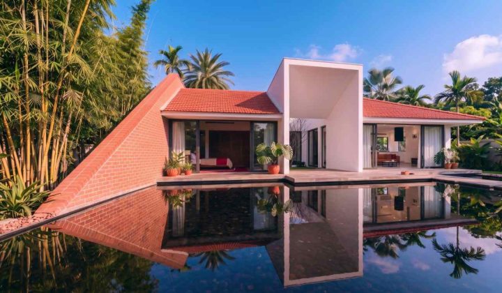 NguyenHieuARC Frames a Vinh Yen Home Around Memory, Courtyard Living and Tropical Airflow