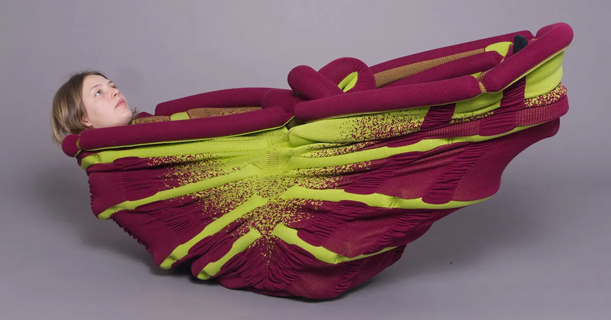 Luna Haverkorn’s Knitted Sculptures Invite Interactive Exploration
