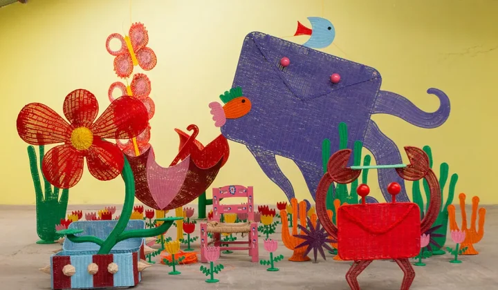 MESTIZ Crafts Enchanting Wicker Worlds for Hermès Windows in Mexico