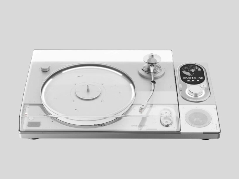 Futuristic Turntable Concept Reimagines Vinyl Listening with Transparent Design