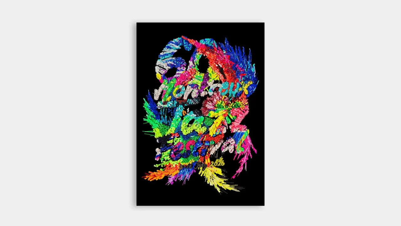 Kévin Germanier Designs Vibrant Poster for 60th Montreux Jazz Festival