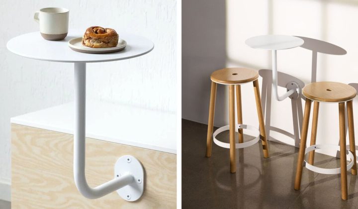 George & Willy Unveils Wall-Mounted Café Table for Flexible Hospitality Spaces