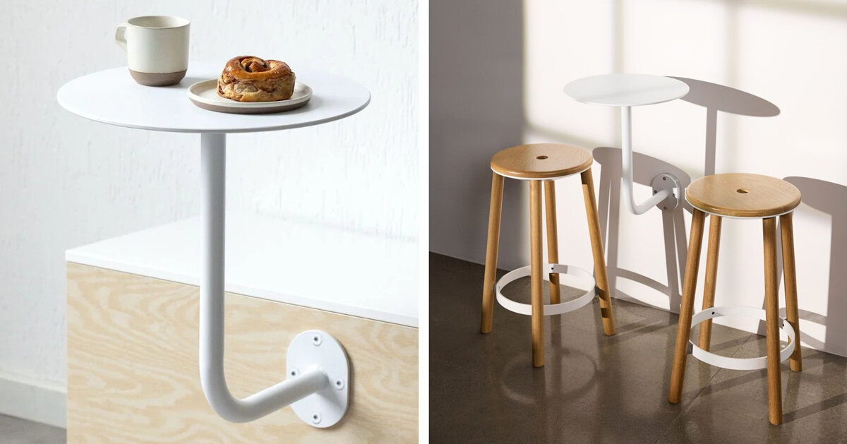 George & Willy Unveils Wall-Mounted Café Table for Flexible Hospitality Spaces