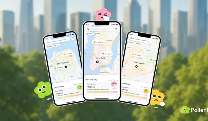 PollenNav app redraws city routes around what you can breathe, not just where you can walk