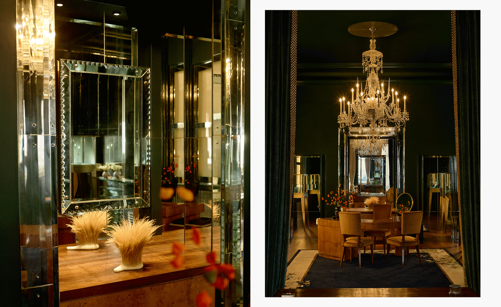 Interior of Glenn Spiro jewellery showroom in Mayfair, London, designed by Valerie Name Bolaño