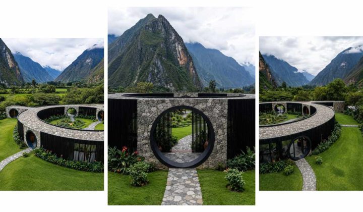 Circular Geometry and Central Courtyard Define Villa Orbit by Hamidreza Edrisi and Hoori Taleshi